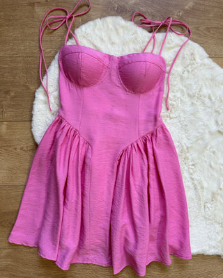 Abito bambolina rosa