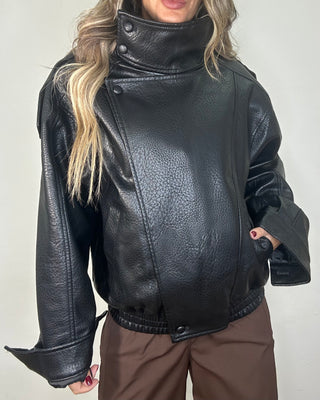 Giubbotto biker oversize