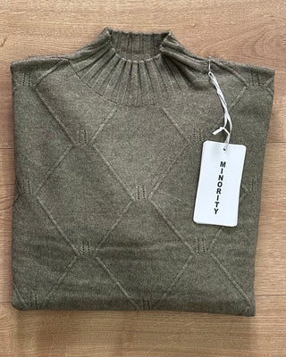 Maglione oversize mezzo collo 6 colori