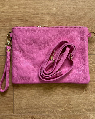 Pochette vera pelle 4 colori