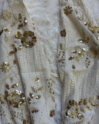 Top Halter Paillettes Gold