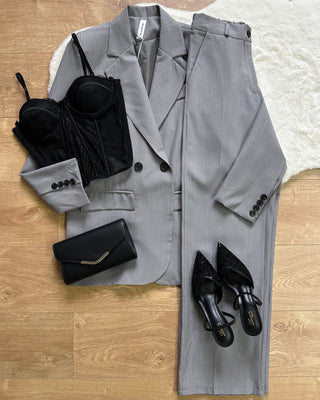 Tailleur grigio