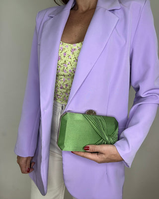 Pochette effetto raso