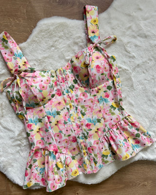Top Corsetto Bloom Romance