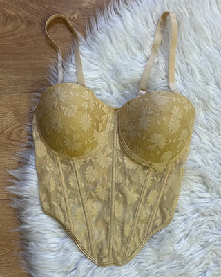 Bustier in Pizzo Floreale