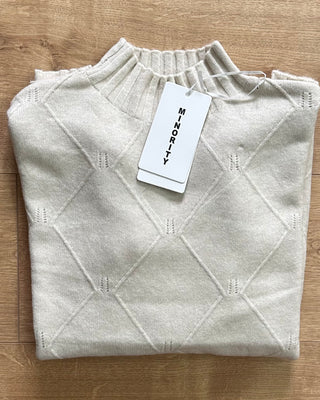 Maglione oversize mezzo collo 6 colori