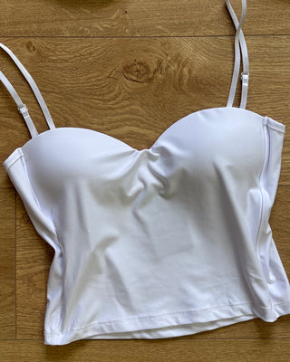 Top push up con bretelle regolabili