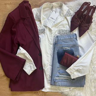 Décolleté slingback bordeaux – Must have