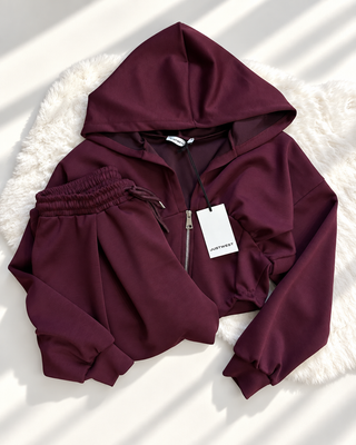 Completo Tuta JUSTWEST Burgundy