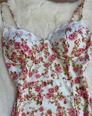 Abito longuette floreale