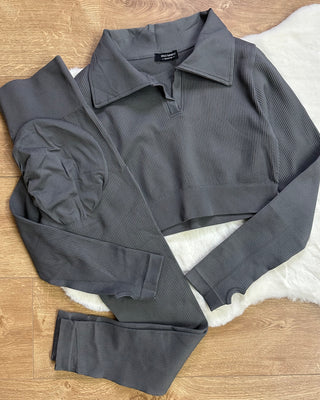 Cordset comfy push-up grigio