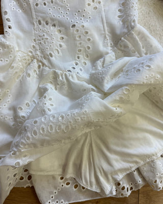 Abito sangallo 100% cotone con short interno
