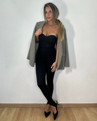 Blazer Premium Double-Breasted Tortora