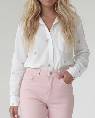 Jeans zampa rosa