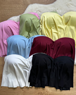 Top push up con volant 7 colori