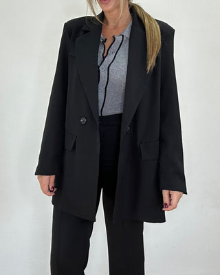 Pantalone zampa nero