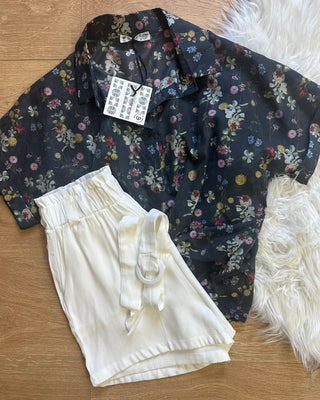 Short svasato con cintura 5 colori