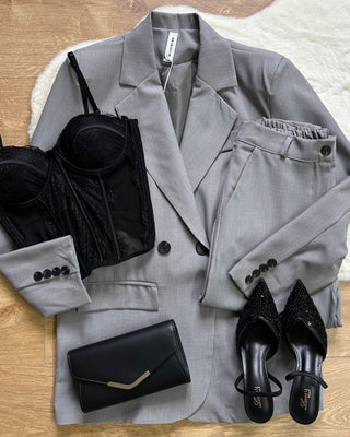 Tailleur grigio
