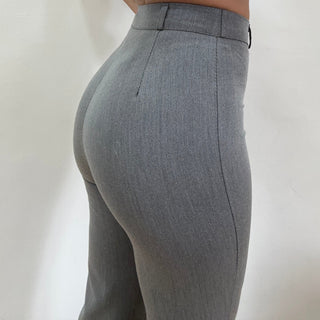 Pantalone zampa grigio