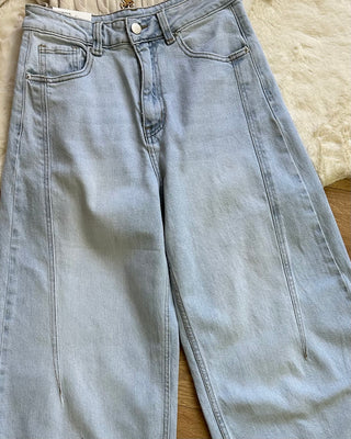 Jeans ballon lavaggio chiaro