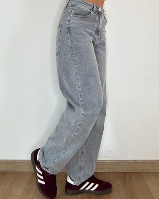 Jeans Ballon grigio chiaro