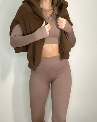 Cordset comfy push-up beige