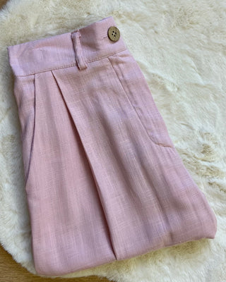 Pantaloni 55% lino 4 colori