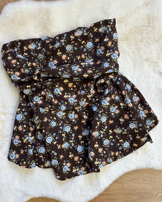 Top a fascia cioccolato floreale