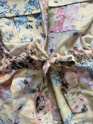 Tuta camicia paris con stampa floreale