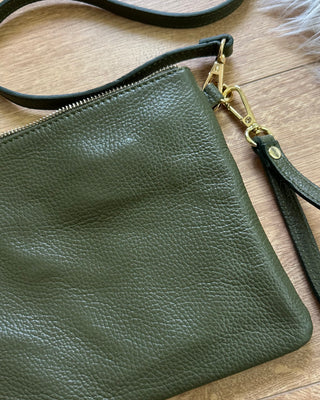 Pochette vera pelle 4 colori