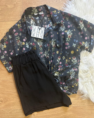 Short svasato con cintura 5 colori