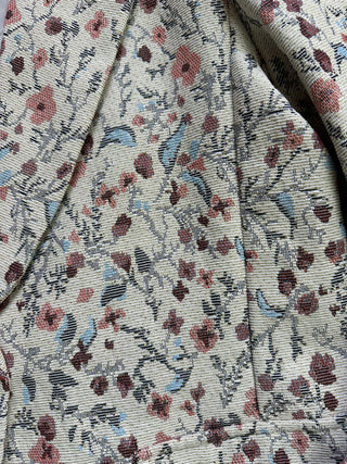 Blazer floreale jacquard