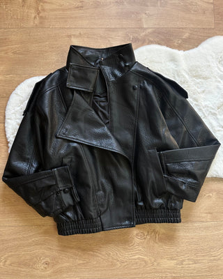 Giubbotto biker oversize