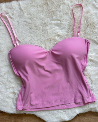 Top push up con bretelle regolabili