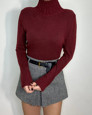 Maglioncino dolcevita misto lana 5 colori