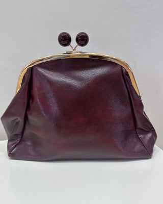 Borsa Clutch Patchwork Bordeaux