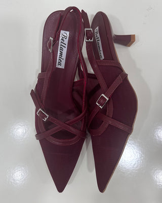 Décolleté slingback bordeaux – Must have