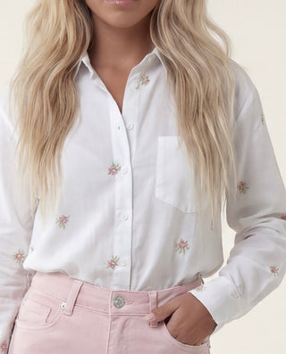 Jeans zampa rosa