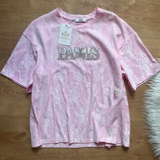 T-shirt Paris in pizzo – Moonkiss