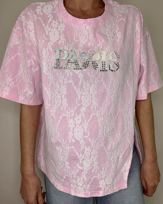 T-shirt Paris in pizzo – Moonkiss