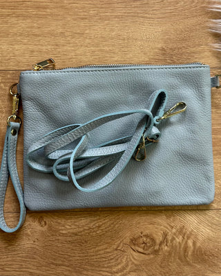 Pochette vera pelle 4 colori