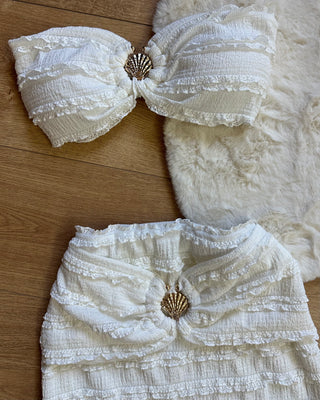 Coordinato shell white