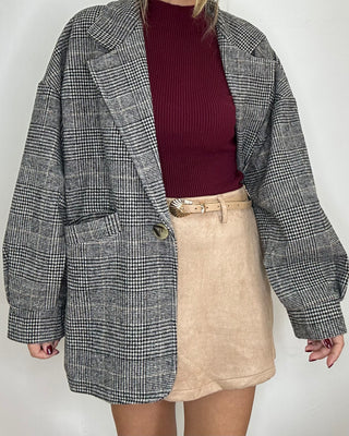 Short Paris camel con cintura e culotte interna