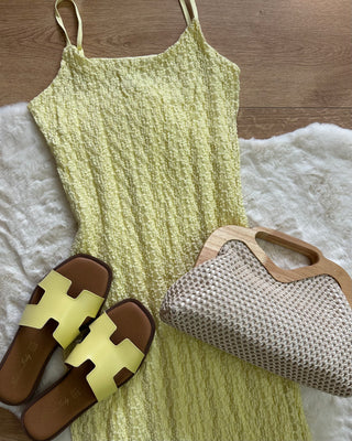 Abito longuette Giorgia Paris giallo