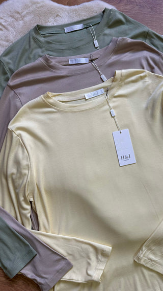 Maglia morbida girocollo 5 colori