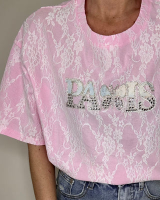 T-shirt Paris in pizzo – Moonkiss