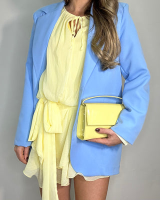 Abito chiffon giallo