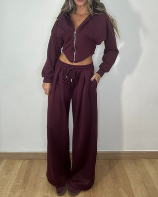 Completo Tuta JUSTWEST Burgundy