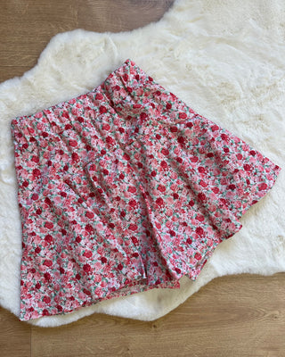 Cordset 2 pezzi floreale rosa