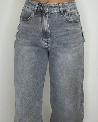 Jeans Ballon grigio chiaro